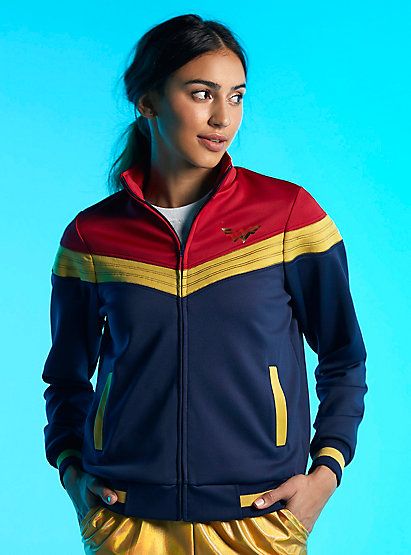 Her Universe DC Comics Wonder Woman 1984 Logo Track JacketHer Universe DC Comics Wonder Woman 1984 Logo Track Jacket, MULTI Wonder Woman Gifts, Wonder Woman Outfit, Wonder Woman 1984, Wonder Woman Logo, Wonder Woman Costume, Her Universe, Super Hero Costumes, Women's Costumes, Track Jacket