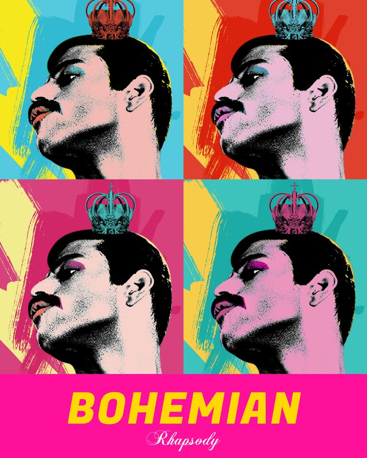 the poster for bohemian kings featuring four men with crowns on their heads