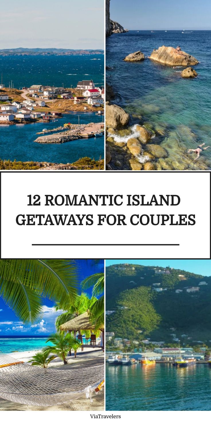 12 Romantic Island Getaways for Couples featuring picturesque island views and beaches. Romantic Couple Vacation, Best Travel Destinations For Couples, Romantic Beach Vacation, Best Beach Vacations For Couples, Cheap Vacation Ideas For Couples, Couple Trip Ideas, Us Vacations For Couples, Best Couples Vacation, Best Anniversary Trips