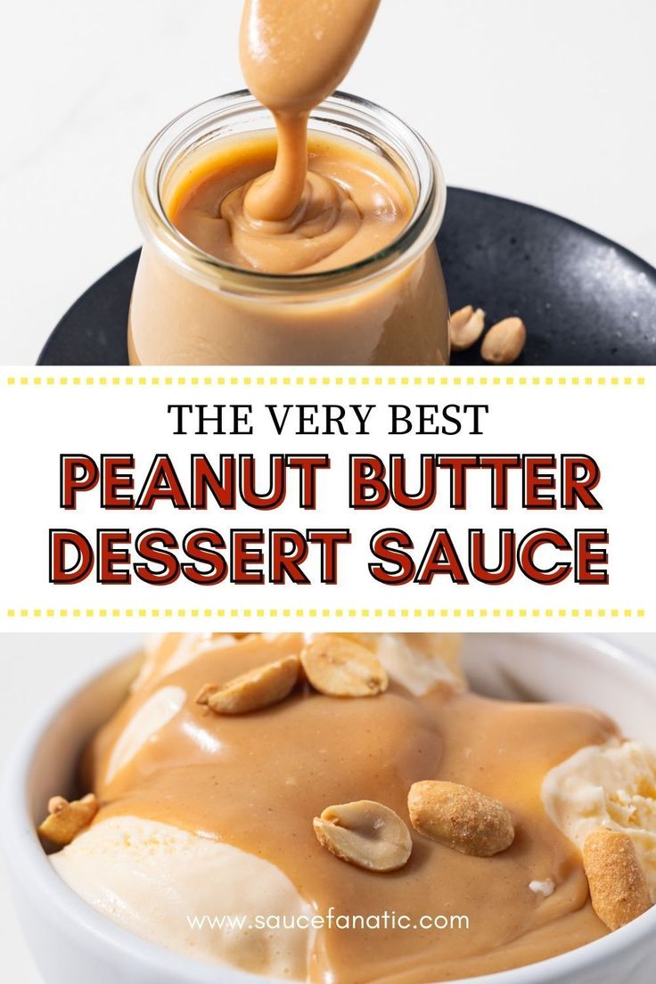 the very best peanut butter dessert sauce