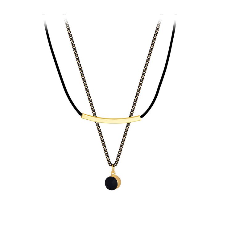 Trendy Black Leather Choker Layering Necklace Minimalist Layered Double Strand Jewelry, Layered Double Strand Minimalist Jewelry, Minimalist Multi-strand Metal Layered Necklace, Minimalist Adjustable Layered Clavicle Necklace, Adjustable Minimalist Multi-strand Layered Necklace, Elegant Double Strand Metal Layered Necklace, Minimalist Layered Long Necklace With Clavicle Chain, Minimalist Long Layered Clavicle Necklace, Minimalist Double Chain Jewelry For Formal Occasions