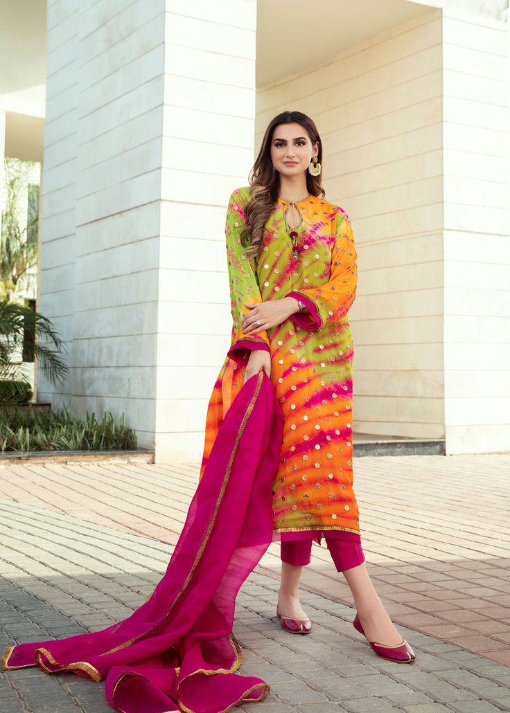 Summer Cotton Silk Kurta With Mirror Work, Multicolor Designer Kurta For Summer, Silk Multicolor Kurta With Mirror Work, Multicolor Silk Kurta With Mirror Work, Designer Multicolor Silk Kurta, Summer Multicolor Lawn Suit With Resham Embroidery, Spring Green Salwar Kameez With Mirror Work, Spring Salwar Kameez With Mirror Work And Long Sleeves, Green Mirror Work Salwar Kameez For Spring