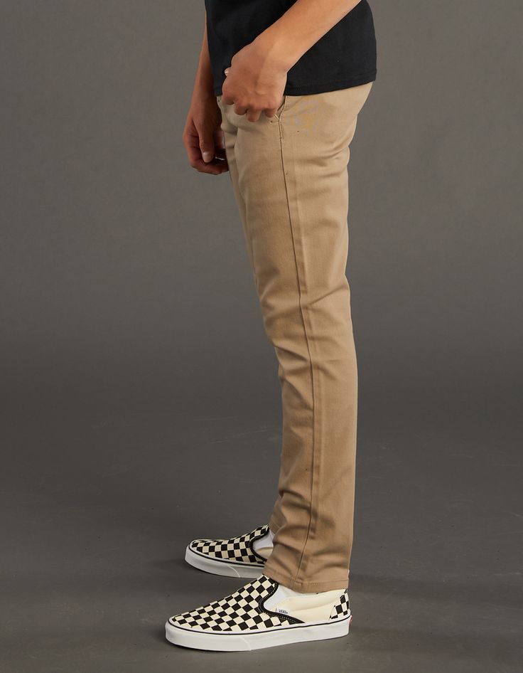 Rsq Slim Chinos. Formerly Known As The "london Skinny Chino Pants". Slant Front Pockets With Welt Back Pockets. Third Small Welt Back Pocket With Rsq Tag. Zip Fly. Button Waist.approx Inseam: 27.25"(69.2cm). Approx Leg Opening: 12"(30cm). 97% Cotton/3% Spandex. Machine Wash. Imported. Casual Bottoms With Buttons For Streetwear, Casual Full Length Pants With Buttons, Casual Full Length Buttoned Pants, Casual Streetwear Pants With Button Closure, Casual Pants With Button Closure For Streetwear, Casual Fitted Pants With Buttons, Fitted Casual Pants With Buttons, Casual Full Length Bottoms With Buttons, Cotton Bottoms With Button Closure For Streetwear