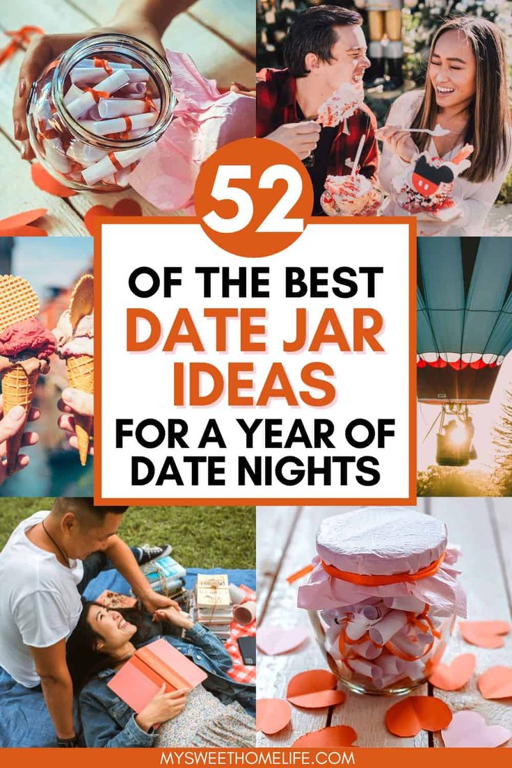 the best date jar ideas for a year of date nights