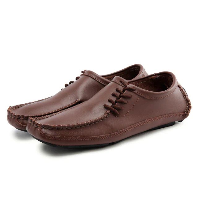 • Season: Spring/Autumn• Upper Material: Split Leather• Outsole Material: Rubber• Closure Type: Slip-On• Fit: Fits true to size, take your normal size• Pattern Type: Solid• Feature: Breathable• Feature: Massage• Insole Material: Rubber• Lining-Genuine Leather Type: Pig-Skin• Width Options: D - Medium / C - Narrow• Ship Casual Brown Boat Shoes For Fall, Casual Slip-on Oxfords With Rubber Sole, Casual Flat Oxfords With Textured Sole, Casual Brown Slip-on Oxfords, Casual Low-top Boat Shoes For Business, Casual Leather Boat Shoes For Fall, Business Casual Low-top Boat Shoes, Casual Low-top Loafers For Business, Casual Low-top Business Loafers