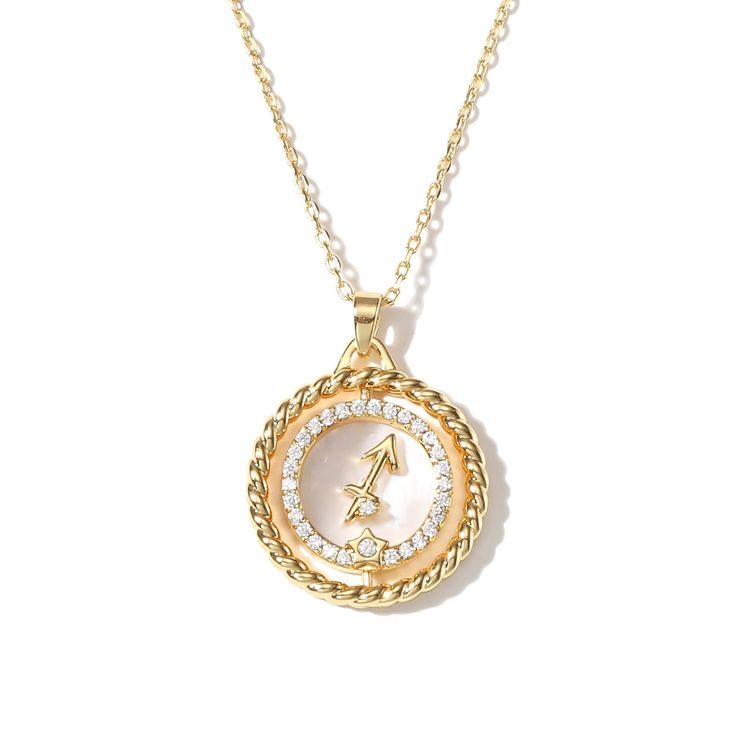 PRICES MAY VARY. ZODIAC NECKLACE DETAILS : Materials: 14K Gold on Brass, Shell, Cubic Zirconia. Measurements: Length: 17.72"(45.0cm) + Extender: 1.97"(5.0cm). Weight: 4.52g. ZODIAC NECKLACE DESIGN : This zodiac necklace features brass shells and is astrology-inspired. Our constellation necklace combines cosmic charm and timeless style, It's a unique gift that will make you shine. ZODIAC NECKLACE : Virgo necklace, Virgo necklace for women, Virgo constellation necklace, Aquarius necklace, zodiac n Aquarius Necklace, Virgo Necklace, Leo Necklace, Scorpio Necklace, Virgo Constellation, Fashion Birthday, Gold Necklace For Women, Brass Shell, Astrology Jewelry