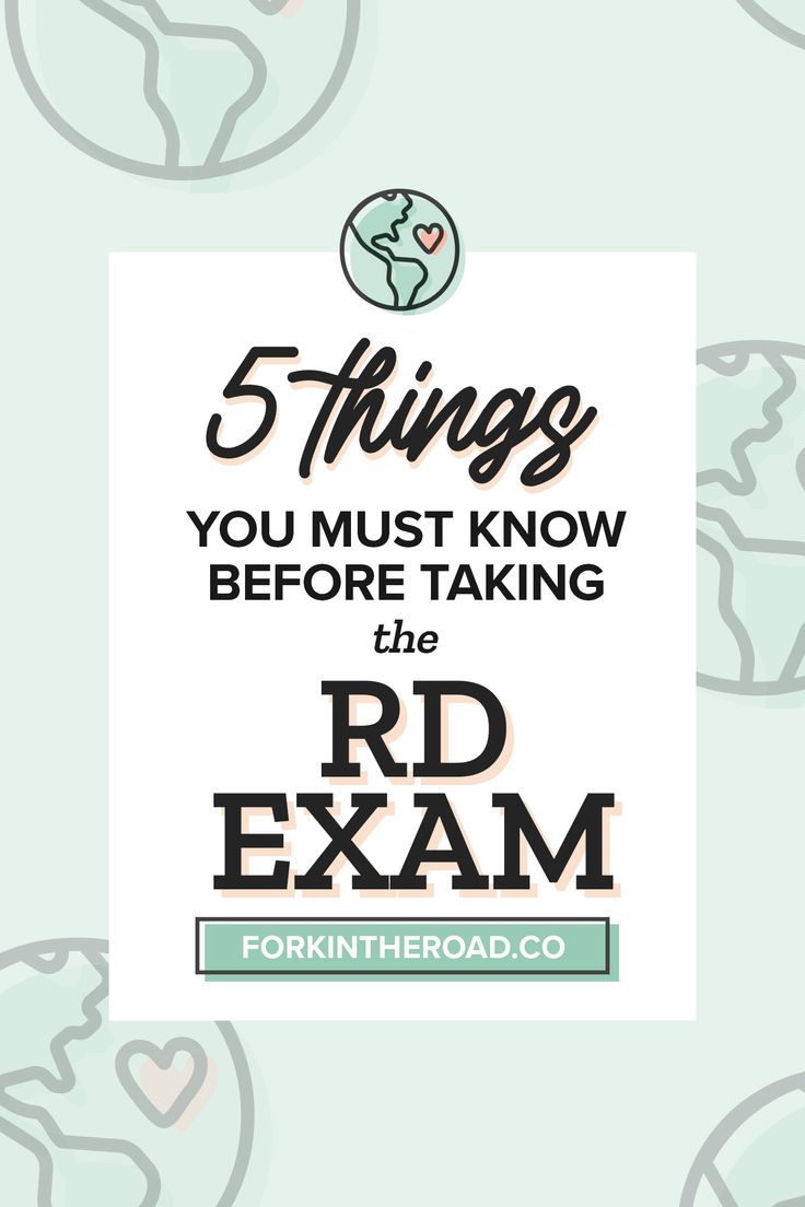 the 5 things you must know before taking the rd exam