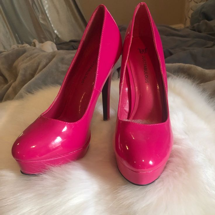 Fun Pink Heels Never Worn Luna Aesthetic, Bright Pink Heels, Pink High Heel Shoes, Hot Pink Shoes, Y2k Heels, Pleaser Heels, Hot Pink Heels, Pink Platforms, Zombie Costume