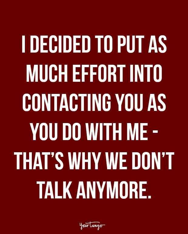 the best way to deal with someone that only wants you when it's convenient to them is to not deal with them at all