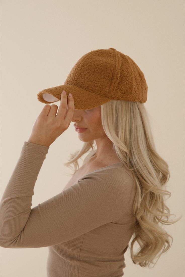 brown sherpa baseball hat Brown Fall Baseball Cap For Outdoor, Casual Beige Baseball Cap For Winter, Brown Cap For Everyday, Brown Cap For Everyday Wear, Brown Dad Hat, One Size, Everyday, Brown Dad Hat For Everyday Use, Brown Dad Hat For Everyday Wear, Adjustable Brown Hat With Fleece Lining, Winter Brimmed Baseball Cap One Size