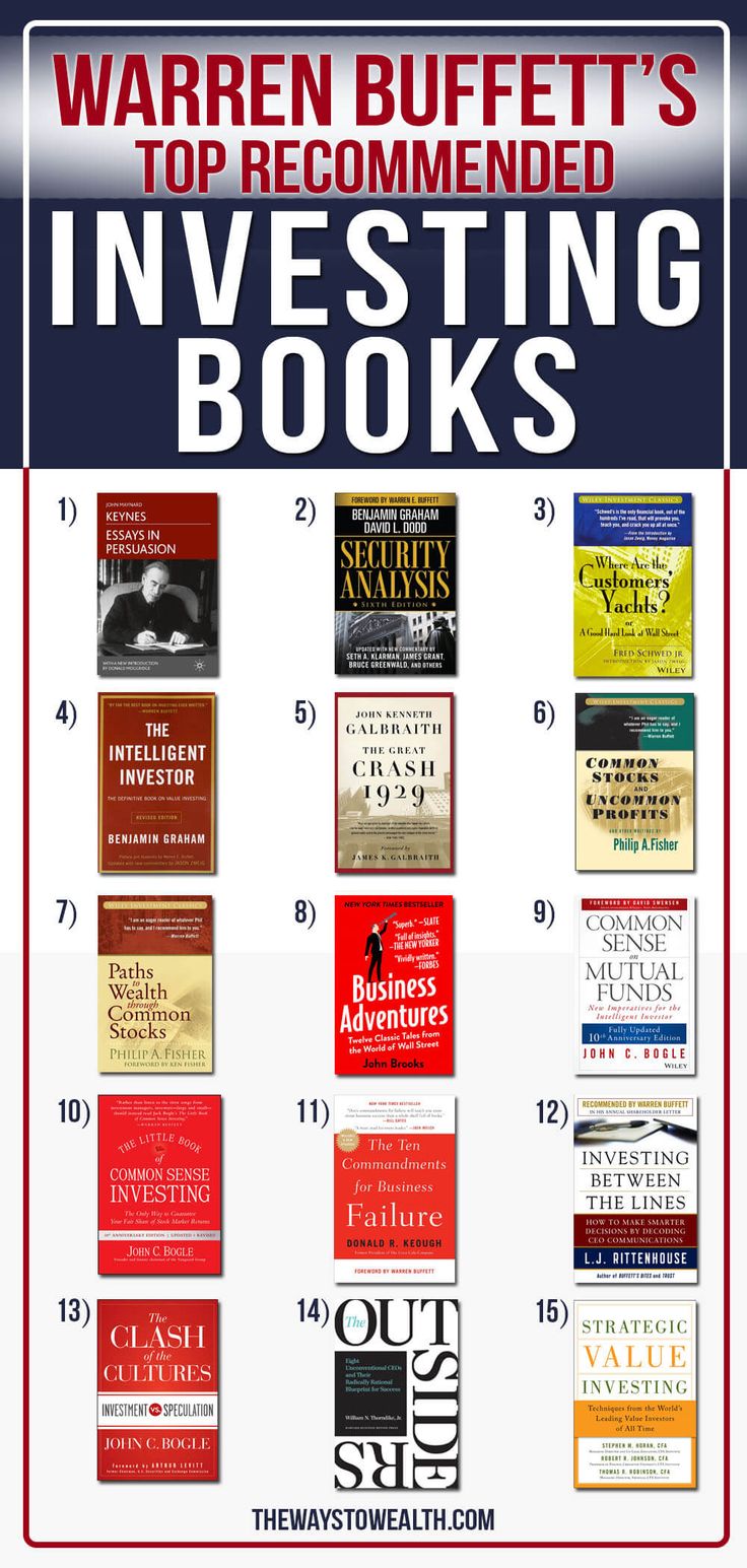 the top recommended investing books for children and adults to read in their own bookcase