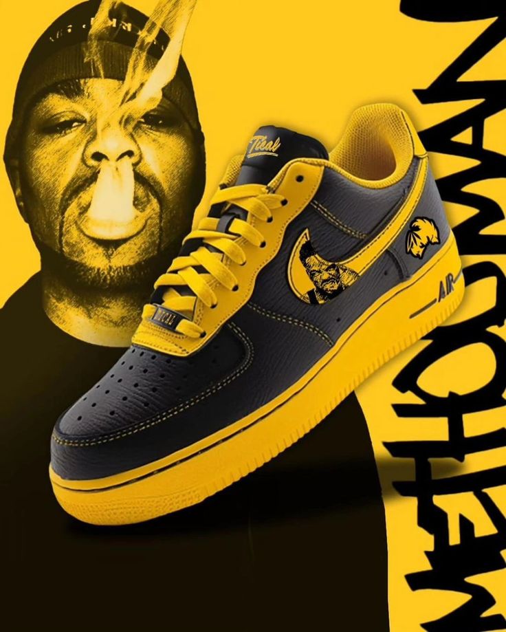 Elevate your sneaker collection with our Black Yellow Sport Star Custom Air Force 1. Stand out on the court with its bold color combination and unique sport star design. Experience ultimate comfort and style all in one shoe. Exactly as shown in the pictures. 📷 Brand New & Authentic. 💯 Hand Painted with attention to detail. 👨‍🎨 Waterproof and Flexible. ❤️ Unisex model. Please refer to the Size Chart. 👟👫 Free Worldwide Shipping. ✈️🌍 Custom Air Force 1, Sneaker Games, Sports Stars, Black And Yellow, Bold Color, Sneaker Collection, Star Designs, Sporty Style, Black Sneaker