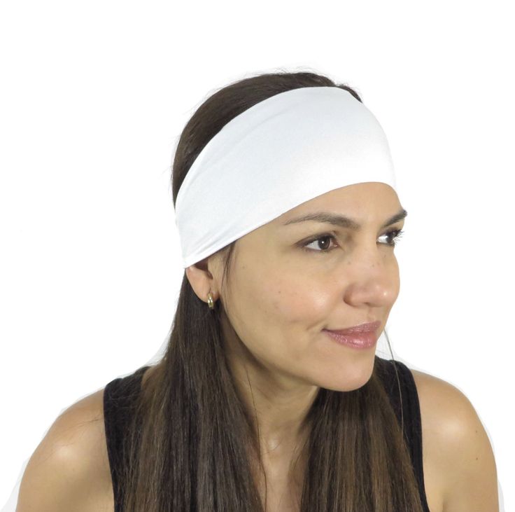 "Yoga Headband Solid White Headband No Slip Headband Fitness Headband Workout Wide Headband Hair Accessories Running Headband Yoga Turban S61 Our headbands are made for movement to be worn anytime, anywhere! They are non-slip, functional, fashionable, absorbent and they are guaranteed to stay on your head during your yoga, pilates, gym, dancing, running, riding a bike and any other workout or just for party or festival. They are very comfortable, single layered with a raw edge and seamless. ligh White Headband Hair Accessory, Casual White Band Headband, White Casual Headband, White One Size Fits Most Headband, Casual White Headband, Elastic Sweatband Headband, Cotton Sweatband Headwrap, Adjustable Sweatband Headband, Adjustable White Elastic Headband