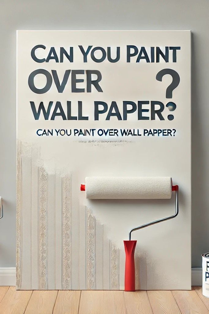 A wall with a roller brush halfway through painting over wallpaper, providing advice on how to paint over wallpaper effectively. Can You Paint Wallpaper, How To Cover Up Wallpaper, How To Paint Wallpapered Walls, Painting Over Wallpaper How To, Paint Over Wallpaper Before And After, Can You Paint Over Wallpaper, How To Paint Over Wallpaper, Painting On Wallpaper, Diy Painted Wallpaper