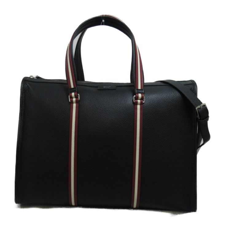 Used Bally Code 2way Bag Leather Fabric Men's Women's Black Palladio 6307002 (Sku: Gzl13u9g) === General === Brand : Bally === Design === Type : Tote Bag Material : Leather , Fabric Color : Black Gender : Men,Women === Size === Size (Hxwxd) : 31cm X 44cm X 18cm / 12.2'' X 17.32'' X 7.08'' === Included Items === Accessories : Dust Bag, Shoulder Strap Accessories Notice : Before Purchasing, Please Refer To The Images Of The Accessories Included With The Item. === Condition === Condition : Opened ( Designer Black Satchel For Business Trips, Luxury Black Shoulder Bag For Business Trips, Designer Black Briefcase For Daily Use, Designer Black Briefcase With Removable Pouch, Designer Black Bags For Business Trips, Designer Black Briefcase With Detachable Handle, Luxury Black Satchel Briefcase, Designer Black Briefcase With Detachable Strap, Designer Black Briefcase With Double Handle