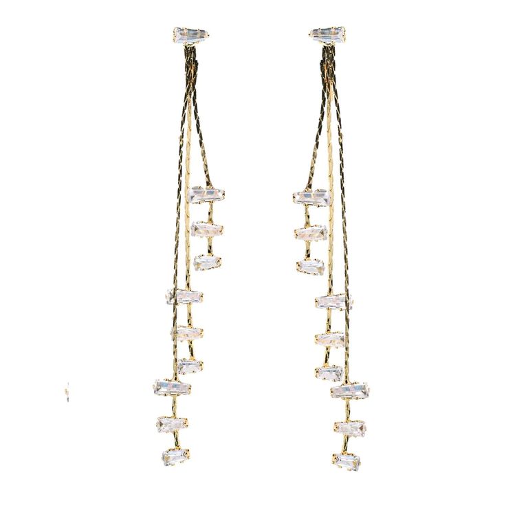 Add an elegant touch to your ensemble with these stunning skinny gold and diamond tassel earrings. Designed to elevate your style, these earrings feature delicate gold chains that gracefully cascade and catch the light, making them a perfect accessory for festive occasions and glamorous celebrations like weddings and date night.-3" Drop-Lightweight-Gold Hardware Anklet Bracelet, Earring Sale, Signature Scent, Anklet Jewelry, Sweater And Shorts, Tassel Earrings, Earring Necklace, New Year's, Gold Hardware