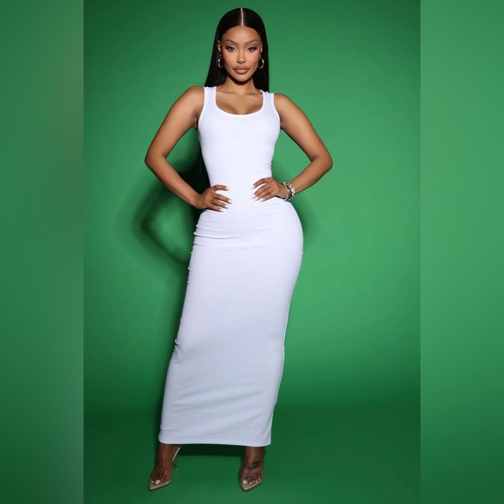 - Brand New W Tag - Never Worn Dresses Fashion Nova, Fashion Nova Dress, Fashion Nova Dresses, Fashion Nova, Colorful Dresses, Fashion Dresses, Color White, Women's Fashion, Maxi Dress