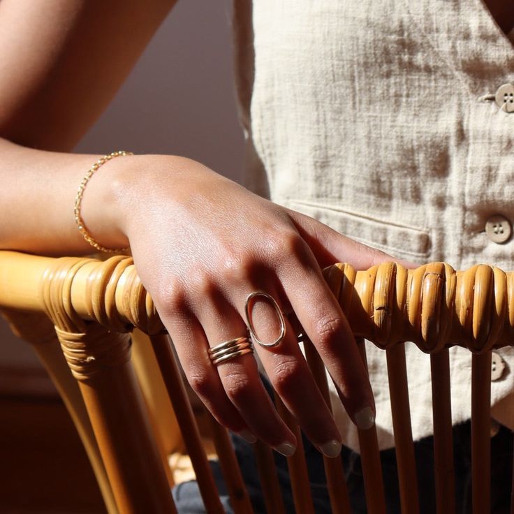 A wear-with-everything statement ring that's a must have for your ring collection. Each ring is hand forged and lightly hammered to a stunning shine! DETAILS 14k gold fill or sterling silver Available in sizes 4-12 Hypoallergenic and waterproof Hand Forged Open Ring For Everyday Wear, Adjustable Open Band Jewelry For Everyday, Adjustable 14k Gold Midi Rings For Everyday, Everyday 14k Gold Filled Tarnish Resistant Rings, Hammered Open Ring In Recycled Gold, Adjustable Recycled Gold Stackable Rings, 14k Gold Filled Rose Gold Ring, 14k Gold Filled Tarnish Resistant Rings, Adjustable Stackable Wide Band Ring For Everyday