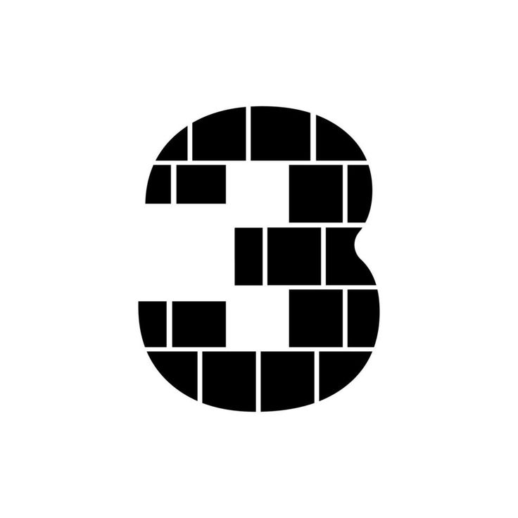 the letter c is made up of black squares