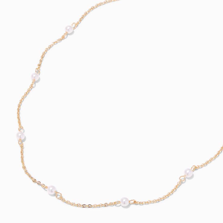 Gold & Pearl Choker Necklace, Claires Necklace, Gold Pearl Choker, Fashionable Jewelry, Pearl Choker Necklace, Pearl Choker, Jewelry And Accessories, Gold Pearl, Choker, Choker Necklace