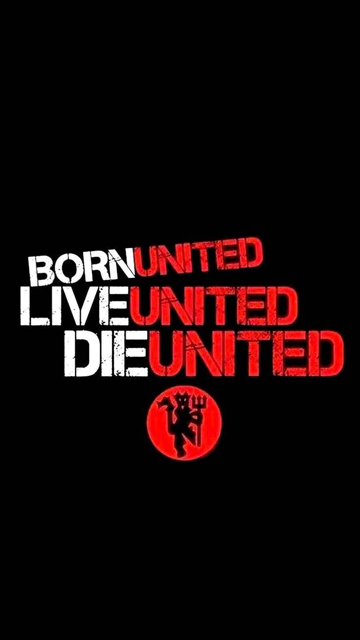 the title for born united, live united die united is shown in red and black