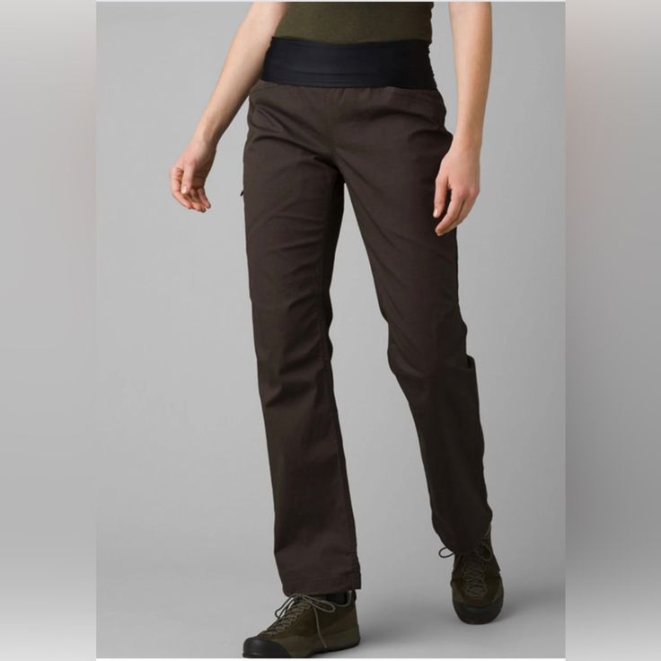 Nwt! Prana Climbing Bosun Pant Size: Small Color: Dark Iron (Photos Also Showing Terra Orange Color For Detail) Got A Big Day Of Climbing Ahead Of You? Well, Conquer The Crag. Push Your Limits. You Can Do Both In The Mid-Rise Bosun Pant From Prana, With Its Hassle-Free Elastic Waistband And Stash-Safe Front Pockets. This Pant Comes With All The Essential Features You Need To Keep Your Mind On The Climb At Hand, But It Packages Them Up In A Sustainably Made Design And A Simple, Clean Aesthetic Th Brown Relaxed Fit Bottoms For Outdoor Activities, Fitted Pants For Outdoor Spring Events, Casual Brown Bottoms For Hiking, Brown Casual Hiking Bottoms, Casual Brown Hiking Bottoms, Fitted Brown Bottoms For Outdoor, Fitted Pants With Elastic Waistband For Outdoor Activities, Fitted Cotton Pants For Outdoor Activities, Casual Fitted Pants For Outdoor Activities