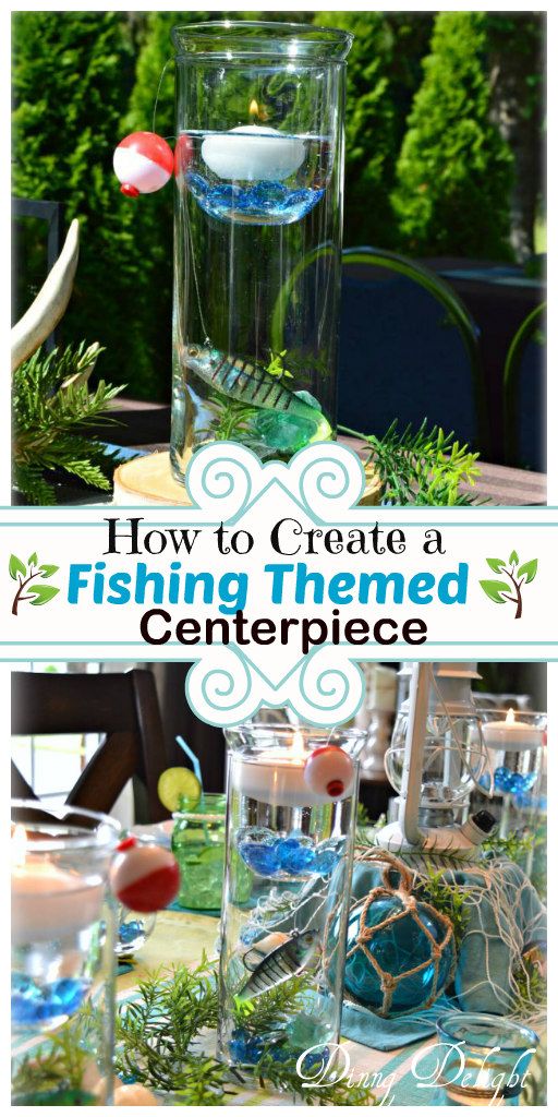 the centerpiece is made out of glass and moss