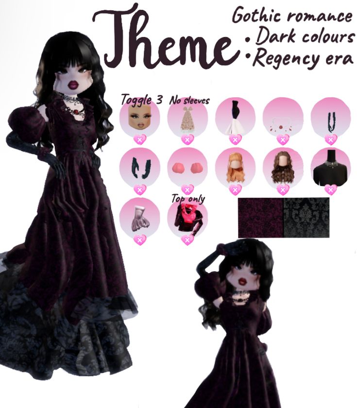 This outfit works for Gothic romance or Dark colours   or Regency era dress to impress Dark Regency Dress, Dark Colours Outfit, Regency Era Dress To Impress Outfit, Dress To Impress Theme Gothic Romance, Gothic Dress To Impress Outfit, Dark Colours Dress To Impress, Dark Dress To Impress, Gothic Romance Dress To Impress, Regency Era Dress To Impress