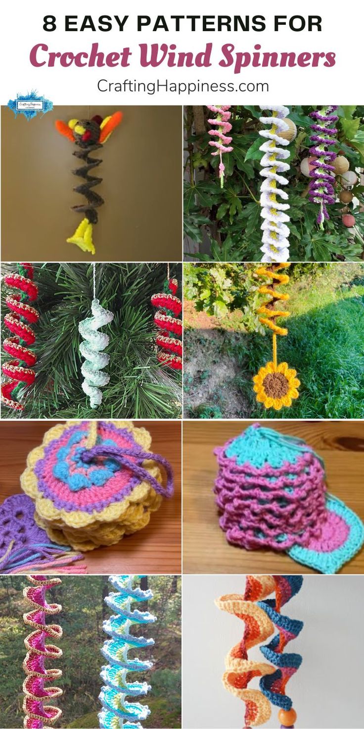 crochet patterns for wind spinners