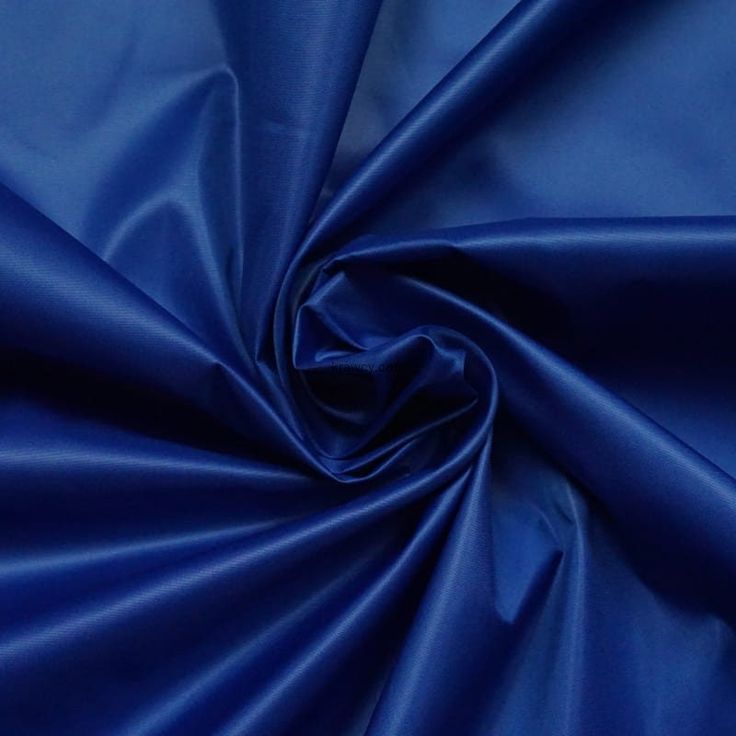 the blue fabric is very soft and shiny