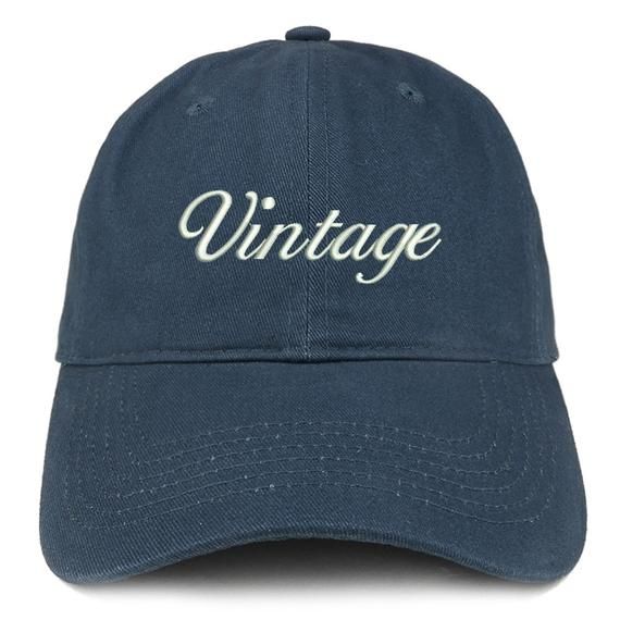 Stitchfy Vintage Embroidered Brushed Cotton Dad Hat Cap100% Brushed Cotton TwillHigh Quality Cap, EMBROIDERED in the USALow Profile, Unstructed Cap6 Panels with 6 Embroidered Ventilation EyeletsSelf-fabric Adjustable Slide Closure with BuckleOne Size Fits MostShipping- Shipment leaves warehouse in 1 Business Day.- Free Shipping to Domestic Destinations (US).Returns/Exchanges- Items must be returned within 30 days of purchase for refund or exchange to different item, or penalties might occur.- Wh Vintage Letter Print Dad Hat, Vintage Snapback Hat With Letter Print And Curved Brim, Vintage Letter Print Baseball Cap, Vintage Adjustable Dad Hat With Letter Print, Vintage Dad Hat With Letter Print, Vintage Baseball Cap With Letter Print, Vintage Adjustable Hat With Letter Print, Vintage Snapback Hat With Letter Print, Vintage Trucker Hat With Letter Print And Curved Brim