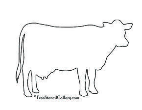 a black and white drawing of a cow