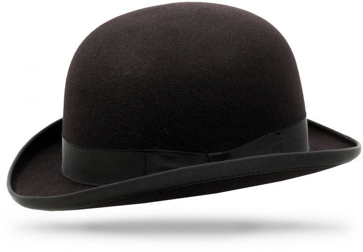 The hat originally made for construction workers, back in the 17th century later to be donned by aristocrats, kings and fashionistas. A timeless piece classically proportioned with its 2 ½” brim and round crown. The felt has been hardened to maintain the solid characteristic and integrity of the original Bowler. Finished with a grosgrain bound edge and matching hatband. Composition: 100% wild rabbit Professional cleaning only Formal Boater Hat For Kentucky Derby With Curved Brim, Classic Wide Brim Felt Hat For Derby, Formal Curved Brim Boater Hat For Kentucky Derby, Kentucky Derby Formal Boater Hat With Curved Brim, Classic Wide Brim Cloche Hat, Adjustable Luxury Hat Bands For Formal Occasions, Elegant Ceremonial Hat With Short Brim, Elegant Ceremonial Hat With Curved Brim, Elegant High Crown Boater Hat For Formal Occasions