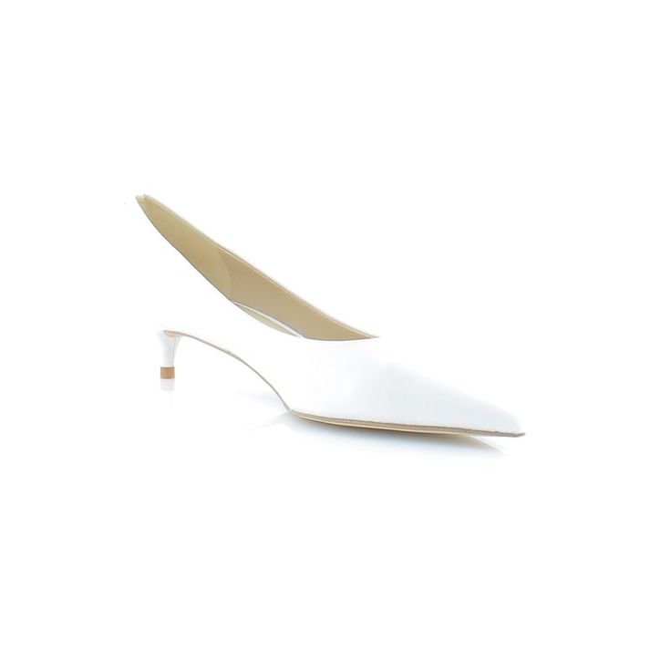 Take Our Franci Heel For A Spin Around The Office And Then Into The Evening. With Uppers Ranging From Neutral Suede To Metallic, There's A Pair Primed For Every Ootd And Occasion. Features - 1-1/3" Heel - Pointed-Toe - Slip-On Pumps - Cushioned Insole For Added Comfort - Leather Or Manmade Uppers; Manmade Lining; Rubber Sole - Kitten Heels - Measurements May Vary By Size - Polyurethane Insole Brand: Sam Edelman Style: Franci Color: White Leather Width: Medium Heel Height: 2 Inches Material: Leat Elegant Slip-on Wedding Shoes For Spring, Leather Kitten Heels With 4-inch Heel For Wedding, White Leather Low Heel Court Shoes, White Leather Court Shoes With Low Heel, White Kitten Heels With 4-inch Heel For Formal Occasions, White Leather Kitten Heels With Round Toe, Classic White Heels With Leather Sole, Chic White Kitten Heels With Leather Sole, Formal White Wedding Shoes With Leather Sole