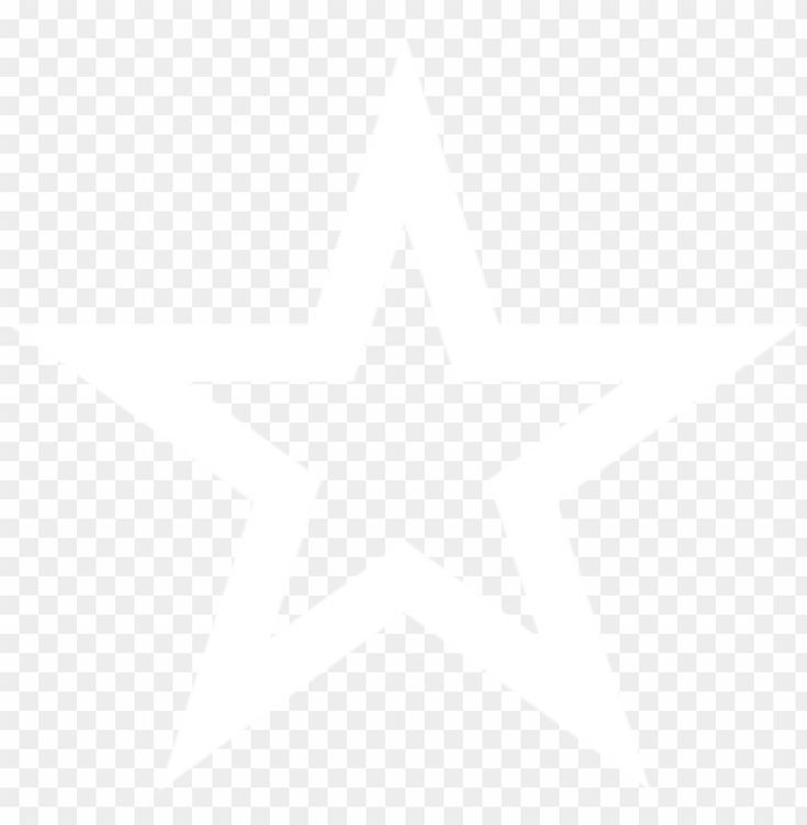 a white star on a transparent background