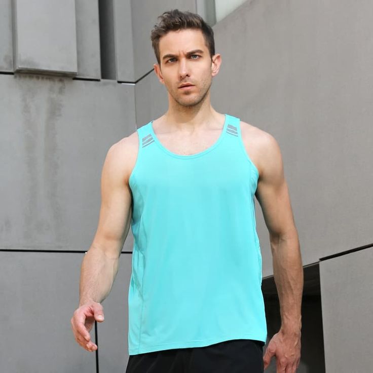 Item Type: T-Shirts & Vests Gender: Men Material: Polyester Sleeve Length: Sleeveless Collar: O-Neck Package Includes: 1 Pc Size Info: Size Cross Shoulder (cm / inch) Chest (cm / inch) Body Length (cm / inch) Height Range (cm / inch) XS 20 / 7.9 90 / 35.4 61 / 24.0 160 / 63.0 S 22 / 8.7 96 / 37.8 63 / 24.8 165 / 65.0 M 24 / 9.4 102 / 40.2 65 / 25.6 170 / 66.9 L 25 / 9.8 106 / 41.7 67 / 26.4 175 / 68.9 XL 26 / 10.2 110 / 43.3 69 / 27.2 180 / 70.9 XXL 27 / 10.6 114 / 44.9 71 / 27.9 185 / 72.8 XXXL Breathable Blue Sleeveless Tank Top, Blue Breathable Sleeveless Tank Top, Blue Sleeveless Gym Tops, Blue Sleeveless Tank Top For Gym, Sleeveless Blue Tops For Gym, Blue Stretch Sports Vest, Blue Gym Vest Top, Sporty Blue Vest For Workout, Blue Sporty Workout Vest