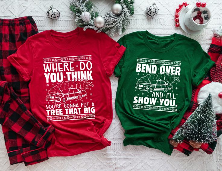 Get into the holiday spirit with our hilarious 'Bend Over and I'll Show You' Christmas couple matching shirts. Perfect for spreading festive cheer, these funny Christmas couple shirts are a fun and unique way to celebrate the season together! 🎄 Tired of the same old holiday ho-hum? Unwrap a little laughter with our Christmas Couple Matching Shirts! 🎁 Imagine strolling through a winter wonderland, radiating festive cheer and cheeky humor. Our shirts, emblazoned with the playful quip "Bend Over Christmas Couple Shirts, Christmas Shirts Funny, Golden Retriever Christmas, Funny Husband, Christmas Cricut, Matching Couple Shirts, Christmas Couple, Couple Matching, Iron Decor