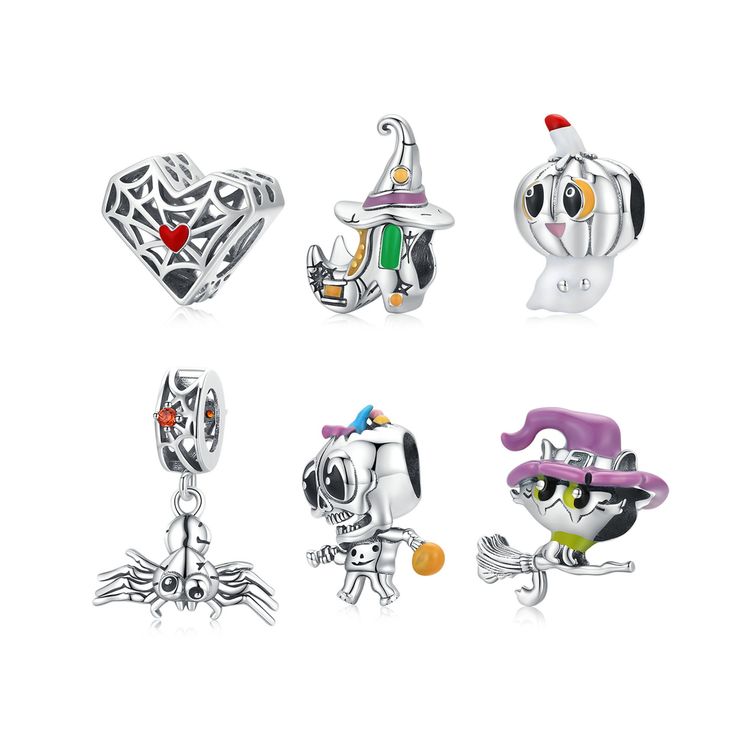 925 Sterling Silver Halloween Theme Charm Bead Fits Charm Bracelet Material: Pure 925 sterling silver Item Type: Charms, DIY Jewelry Great gift idea for Christmas, Birthday etc. For more dangle charms, click: https://www.etsy.com/shop/AllJewelrySupplies?section_id=25033382 Go back to the store, click: www.alljewelrysupplies.etsy.com Novelty Silver Bracelet For Halloween, Novelty Silver Halloween Bracelet, Silver Halloween Novelty Bracelet, Halloween Silver Charm Jewelry, Silver Themed Bracelet For Halloween, Silver Halloween Charms Jewelry, Halloween Themed Silver Bracelet, Silver Halloween Jewelry With Charms, Halloween Gift Charm Bracelet