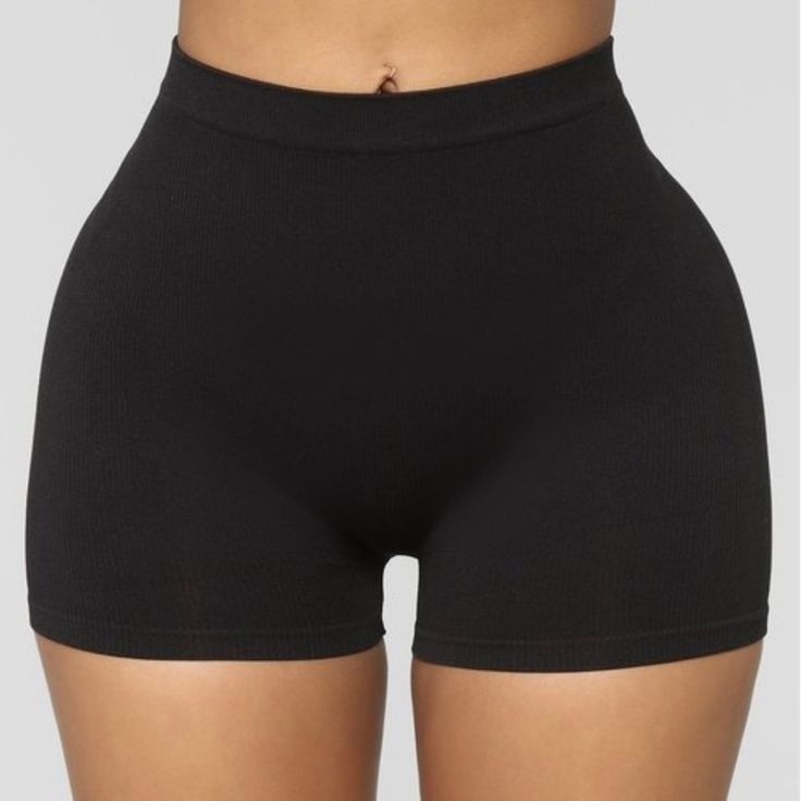 Seamless Mini Shorts **Inseam 2 1/2 Color Black Fits Up To Size 15 Content: 85%Polyester 15%Spandex Very Comfortable And With Great Extra Stretch, Breathable Material New Lounge Casual Basic Street Style Wear Casual Gym Yoga Athletic Layering Pieces Active Wear Seamless High Stretch Biker Shorts, Seamless Stretch High-waisted Biker Shorts, Solid Stretch Seamless Biker Shorts, Seamless High Stretch Biker Shorts, Mid-thigh Length, High Stretch Seamless Elastane Biker Shorts, Stretch Seamless Mid-thigh Biker Shorts, Compression Seamless Biker Shorts, Seamless Stretch Solid Biker Shorts, Stretch Seamless Solid Color Biker Shorts