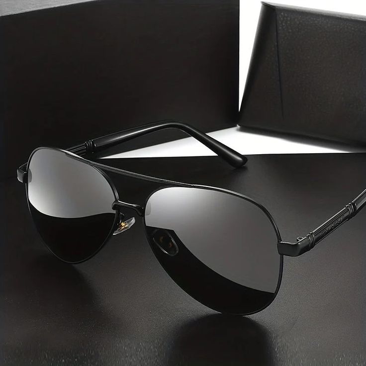 Polarized Sunglasses For Men, Large Frame Driving Riding Sunglasses, Outdoor Fishing Sunglasses UV400 Protection With Glasses Case – Cifeeo Rimless Aviator Sunglasses With Polarized Lenses For Outdoor, Rimless Polarized Aviator Sunglasses For Outdoor, Outdoor Rimless Aviator Sunglasses With Polarized Lenses, Rimless Aviator Sunglasses With Tinted Lenses For Outdoor, Black Aviator Sunglasses With Uv Protection For Outdoors, Black Polarized Aviator Sunglasses For Outdoor Activities, Black Polarized Aviator Sunglasses For Outdoor, Casual Black Aviator Sunglasses For Outdoor Activities, Casual Black Aviator Sunglasses For Outdoor