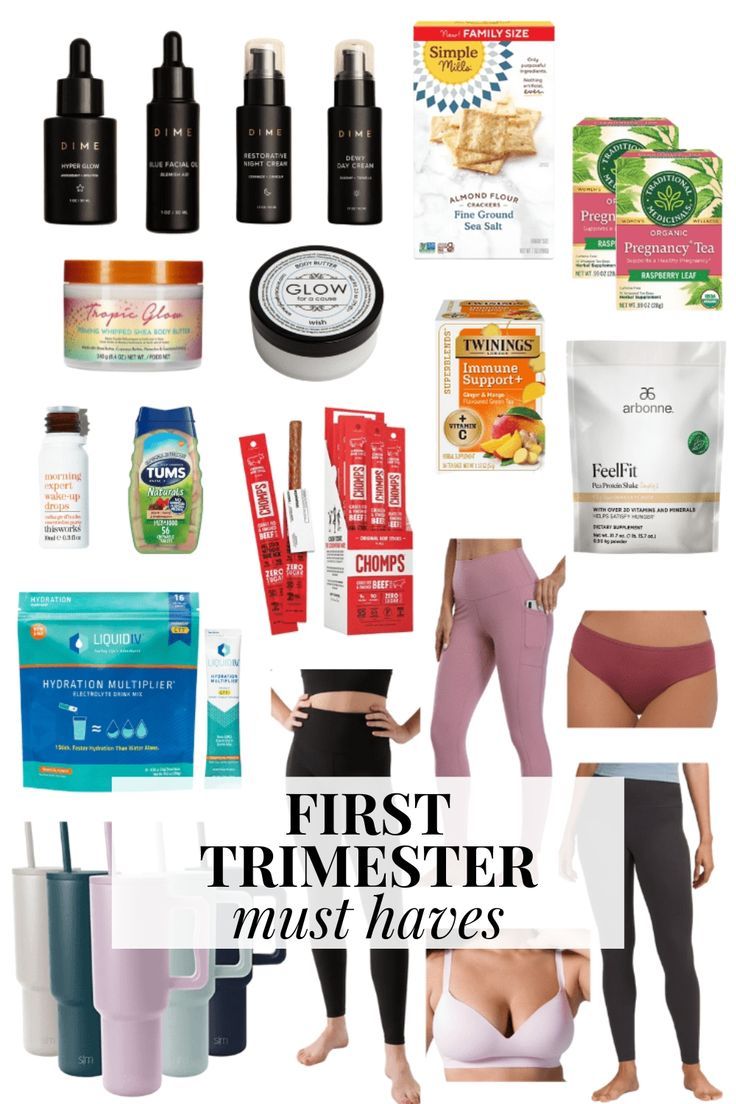 the first trimester must haves for every woman's body and it is important to