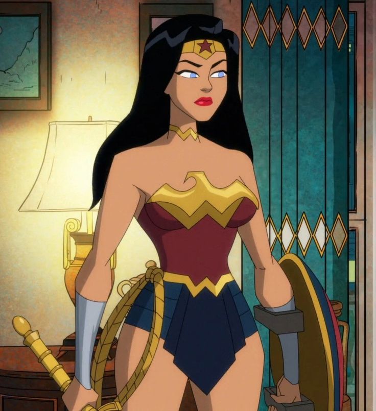 #wonder woman #diana prince #dc #dc comics #comic #comic book #villain #hero #anti hero #bad #good #wallpaper #profile icon #character #animated series #animation Anime Wonder Woman, Wonder Woman Muscles, Wonder Woman Animated, Wonder Woman Cartoon, Wonder Woman Comics, Dc Animation, Dc Cartoon, Wonder Woman Dc Comics, Dc Animated