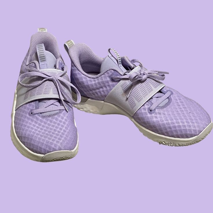 Size- 6.5 Excellent Condition, Only Ever Tried On! Let Me Know If You Have Any Questions On Price Or The Item Itself! Have A Great Day! Purple Lace-up Running Shoes For Light Exercise, Purple Sporty Sneakers For Light Exercise, Sporty Purple Sneakers For Light Exercise, Casual Purple Running Shoes For Light Exercise, Purple Synthetic Sneakers For Light Exercise, Purple Sneakers For Light Exercise, Spring Low-top Basketball Shoes, Purple Sneakers With Air Max Cushioning For Spring, Nike Lace-up Sneakers For Light Exercise