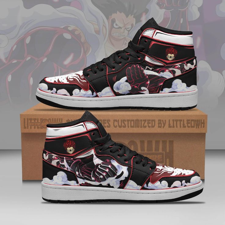 Luffy Gear 4 Anime Shoes Custom One Piece Jd Sneakers Lightweight construction with breathable mesh fabric provides a comfortable and flawless fit. Wear-resistant Mesh Sneakers For Streetwear, White Wear-resistant High-top Sneakers, Fade-resistant Custom Sneakers For Light Sports, Breathable Lace-up High-top Sneakers For Training, Wear-resistant Synthetic Sneakers For Sports, Wear-resistant Synthetic Sneakers For Light Sports, Breathable High-top Custom Sneakers For Training, Breathable Custom Sneakers With White Sole For Training, Training Custom Sneakers With White Sole And Round Toe