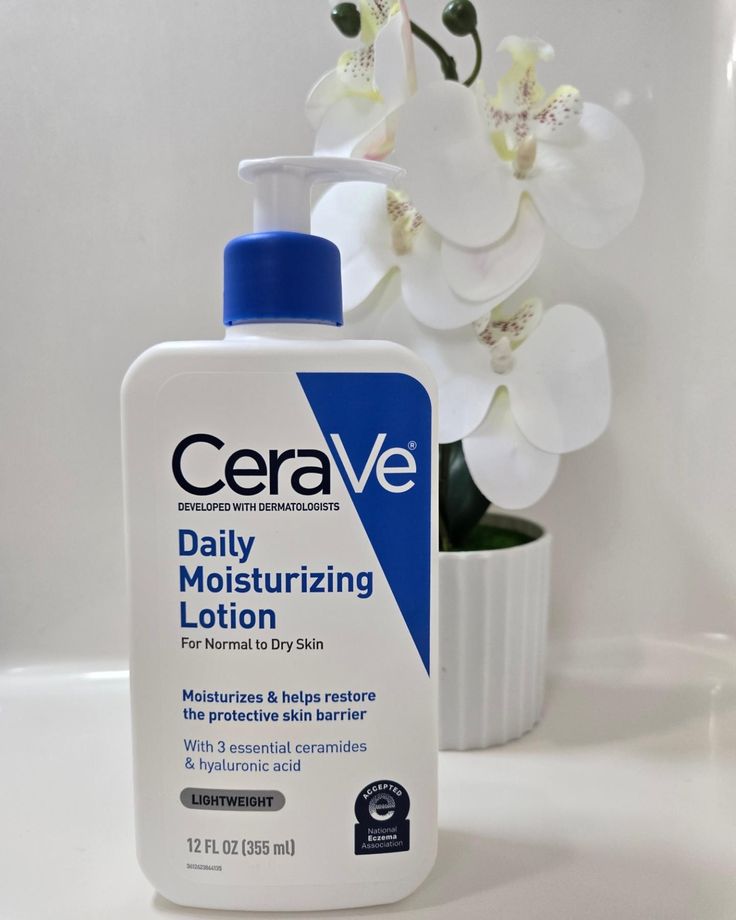 I've been using CeraVe Moisturizing Lotion for a few months now, and it has become a staple in my skincare routine. Here's why: ✨ Super Hydrating: Thanks to hyaluronic acid and ceramides, my skin feels incredibly moisturized all day. Ceramides locks in skin's moisture and helps restore the protective barrier. ✨ Gentle: It's fragrance-free and non-irritating, perfect for sensitive skin. ✨ Non-Greasy: It absorbs well without leaving a greasy residue, making it suitable for oily skin. Overall,... Dry Skin Moisturizer Face, Cerave Daily Moisturizing Lotion, Cerave Moisturizer, Cerave Moisturizing Lotion, Dry Skin Body Lotion, Daily Moisturizing Lotion, My Skincare Routine, Lotion For Dry Skin, Hydrating Cleanser