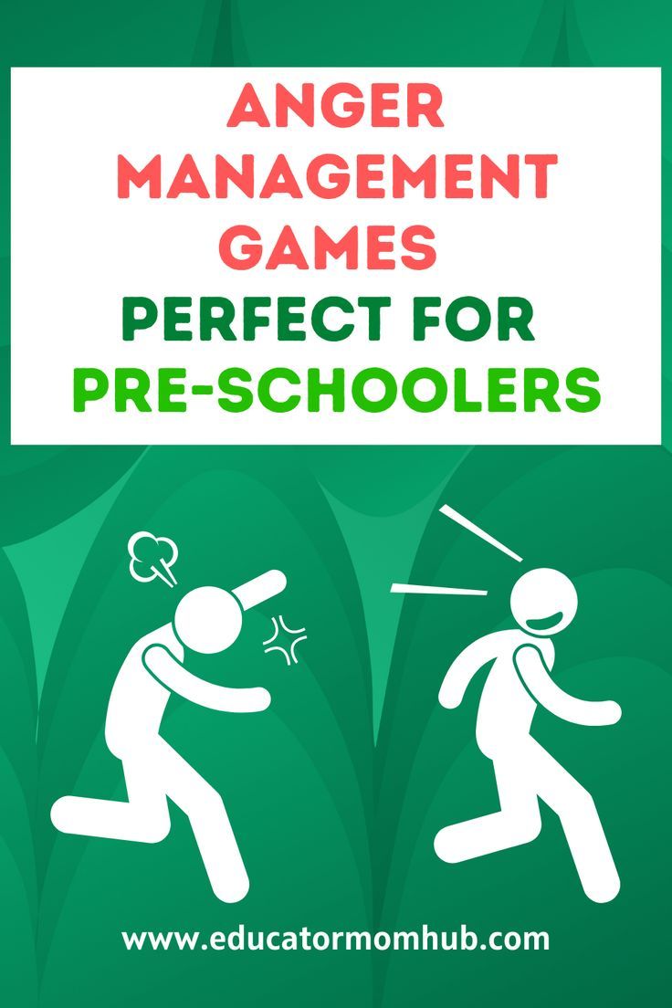 an image of the words anger management games perfect for pre - schoolers on a green background