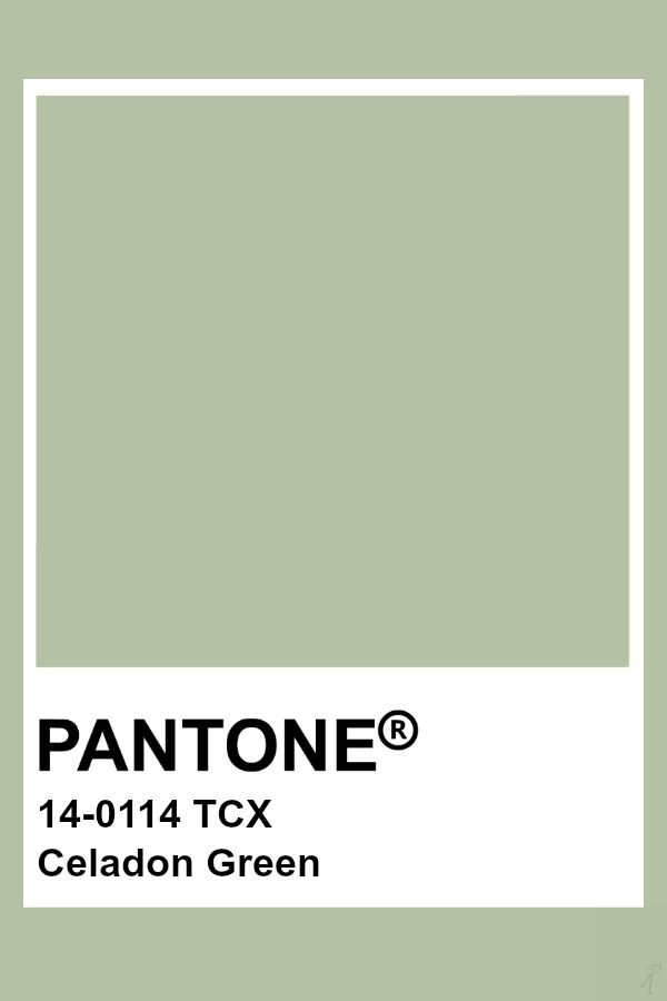 pantone's green color is shown with the words, 5 - 644 tcx