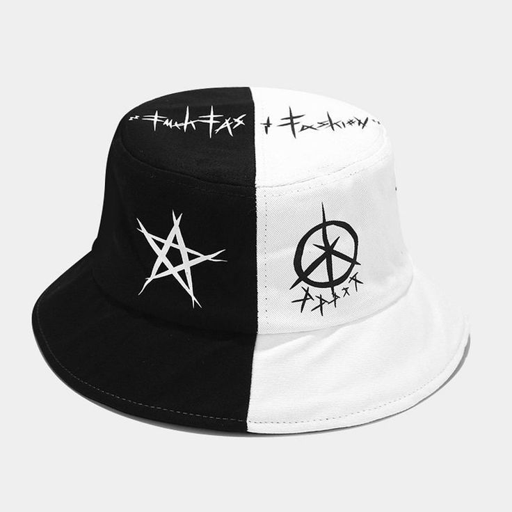 Discover the Ultimate Summer Accessory Elevate your summer style with our Summer Cotton Patchwork Graffiti Bucket Hat. Perfect for both men and women, this trendy hat seamlessly blends casual cool with functional design. Whether you're hitting the streets, heading to a music festival, or simply enjoying a sunny day out, this hat is your go-to accessory for a standout look. Features 100% Brand New and High Quality Unisex Design - Suitable for Both Men and Women Material: Soft, Breathable Cotton H Block Graffiti, Hat Y2k, Style Bucket Hat, Bucket Hat Summer, Cotton Bucket Hat, Mens Bucket Hats, Hat Fits, Rock Outfit, Trendy Hat