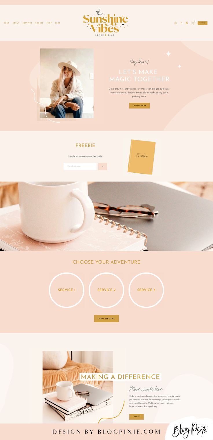 Squarespace template for coaches Bohemian Branding, Webpage Design Layout, Boho Website, Sunshine Vibes, Squarespace Blog, Website Design Inspiration Layout, News Web Design, Squarespace Template, Website Design Wordpress