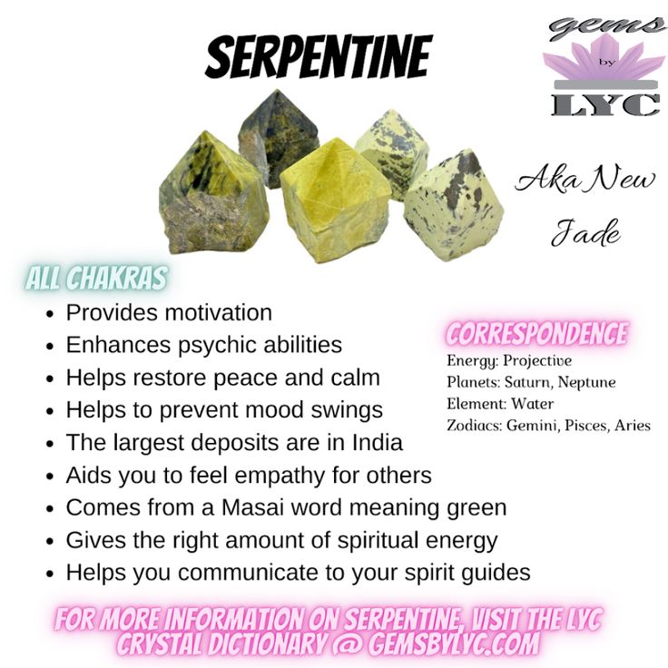 Serpentine Stone Meaning, Serpentine Crystal Meaning, Serpentine Meaning, Crystal Dictionary, Serpentine Crystal, Crystal Information, All Chakras, Serpentine Stone, Crystal Properties